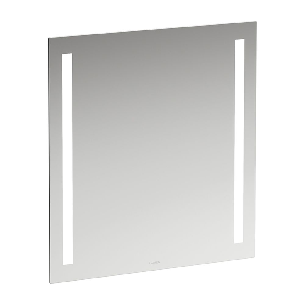 Laufen Spiegel LANI 650x28x700mm, mit 2 vertikal integrierten LED-Lichtelementen... LAUFEN-H4038531121441 7612738026578 (Abb. 1)