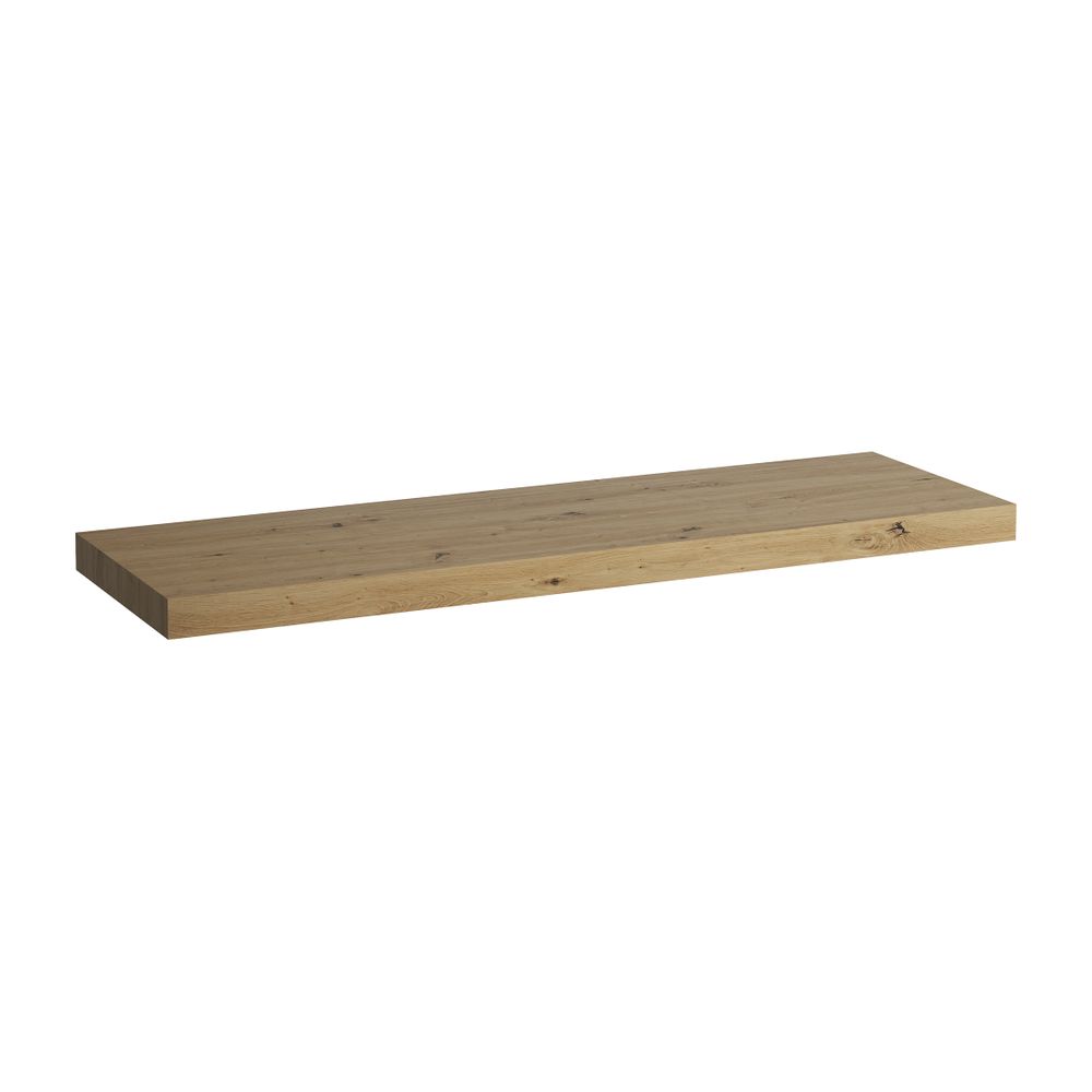 Laufen Waschtisch-Platte LANI 495x1570x65mm, Wildeiche, ohne Ausschnitt, inklusi... LAUFEN-H4046901122671 7612738048815 (Abb. 1)