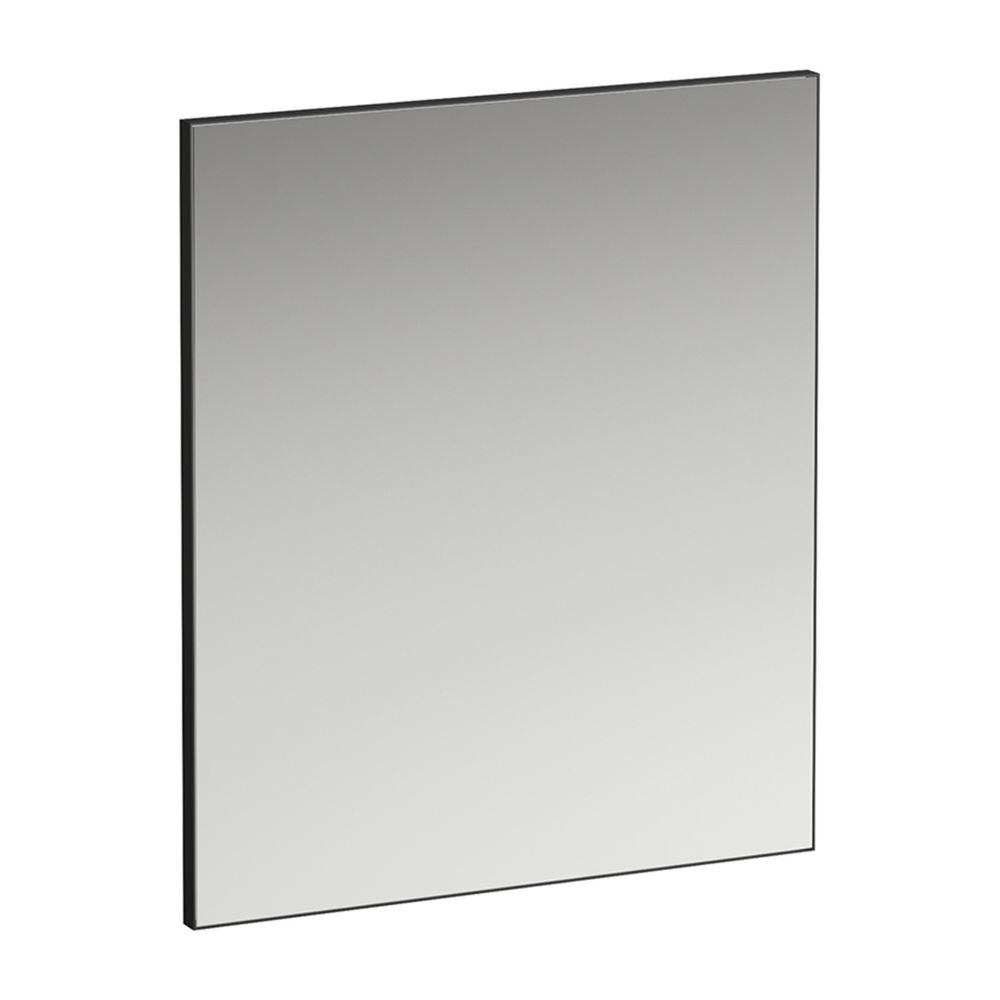 Laufen Spiegel Frame 25, 600x25x700mm, Mattschwarz, mit Aluminiumrahmen... LAUFEN-H4474029004501 7612738958190 (Abb. 1)