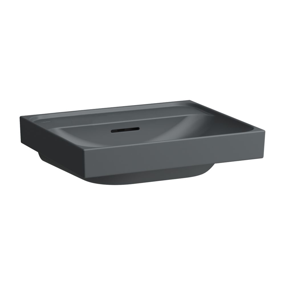 Laufen Waschtisch MEDA 460x550x165mm, Mattgraphit, ohne Hahnloch, mit Überlauf... LAUFEN-H8101127581091 7612738068097 (Abb. 1)