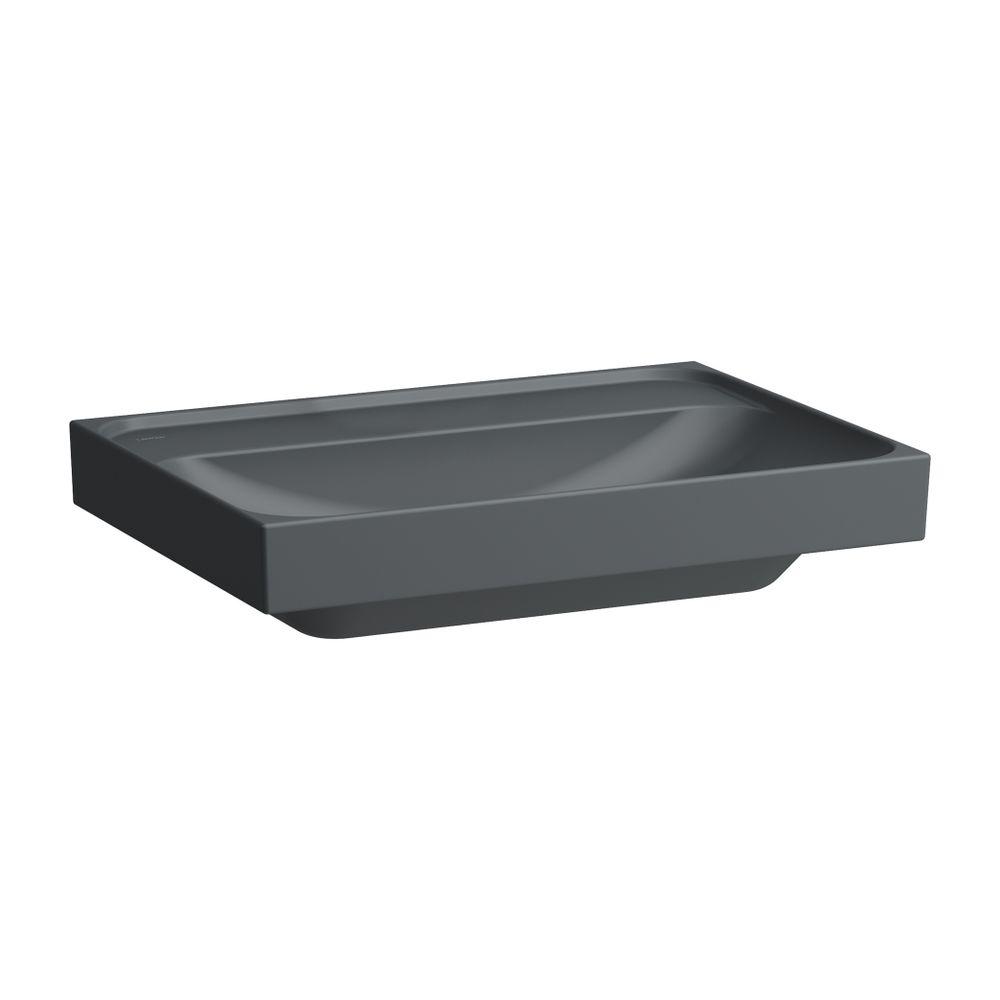 Laufen Aufsatzwaschtisch MEDA 460x650x160mm, Mattgraphit, ohne Hahnloch/Überlauf... LAUFEN-H8161147581121 7612738063436 (Abb. 1)