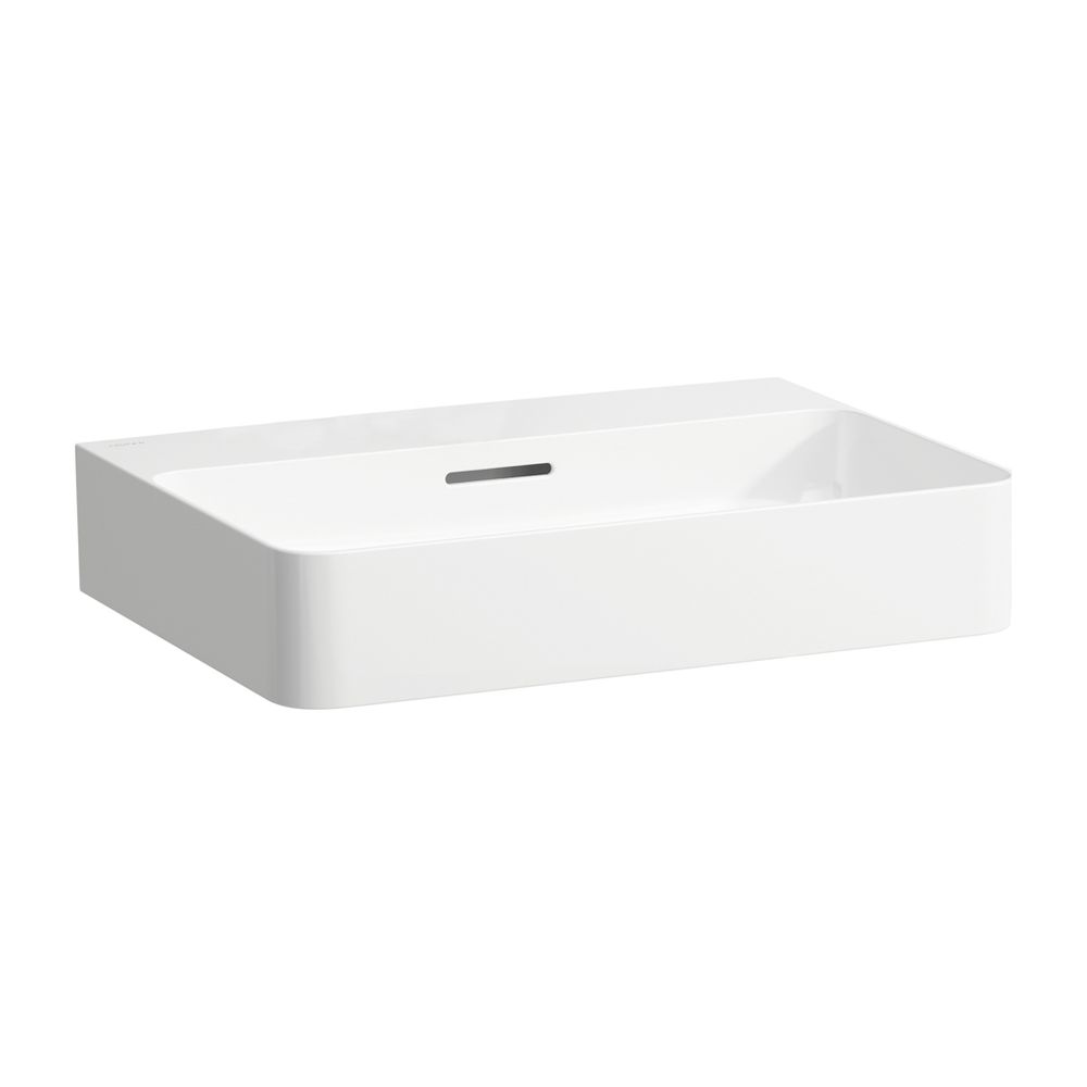 Laufen Aufsatzwaschtisch VAL 420x600x155mm, Weiß LCC, ohne Hahnloch, mit Überlau... LAUFEN-H8162834001091 7612738342135 (Abb. 1)