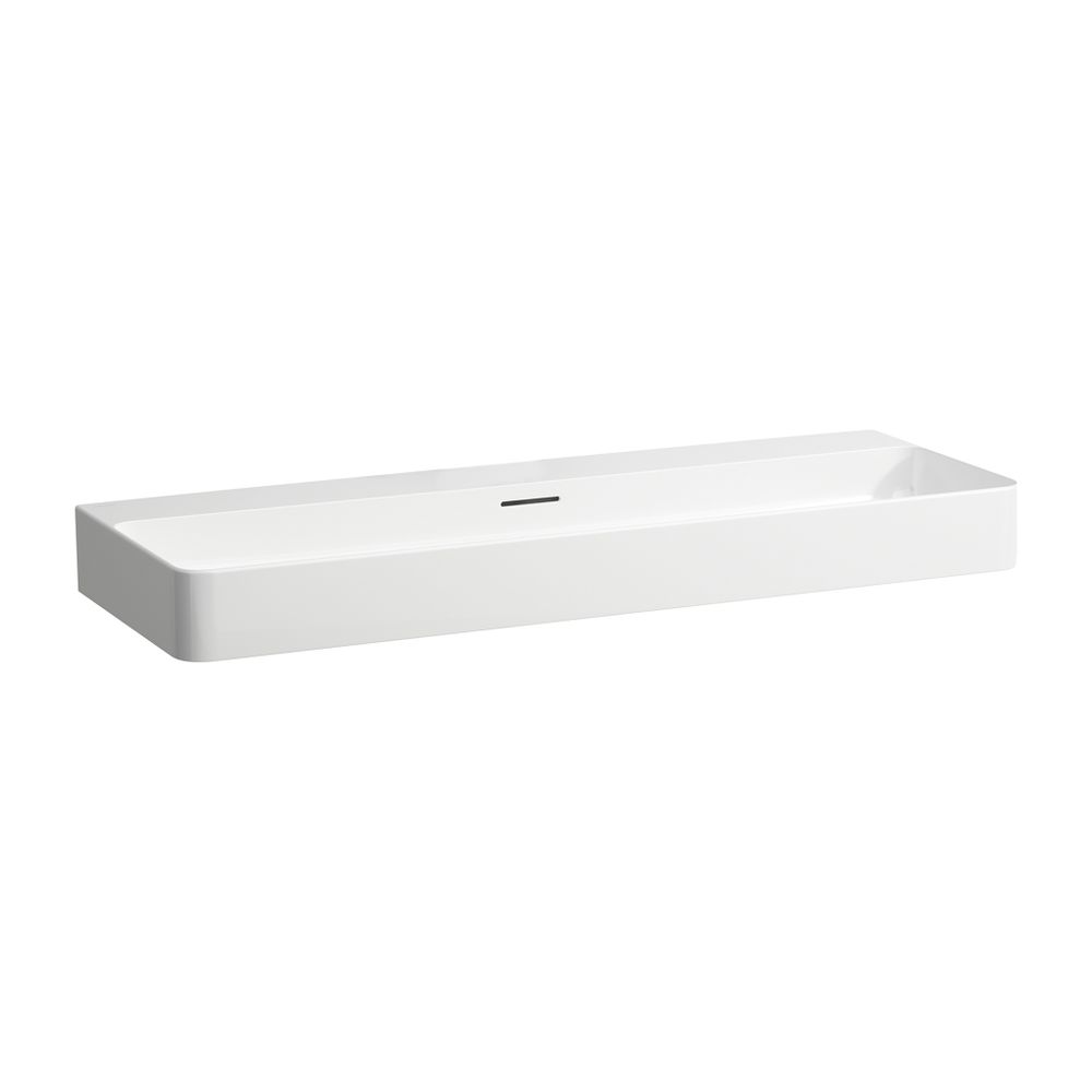 Laufen Waschtisch VAL 420x1200x155mm, Mattweiß, ohne Hahnloch, mit Überlauf... LAUFEN-H8102897571091 7612738934682 (Abb. 1)