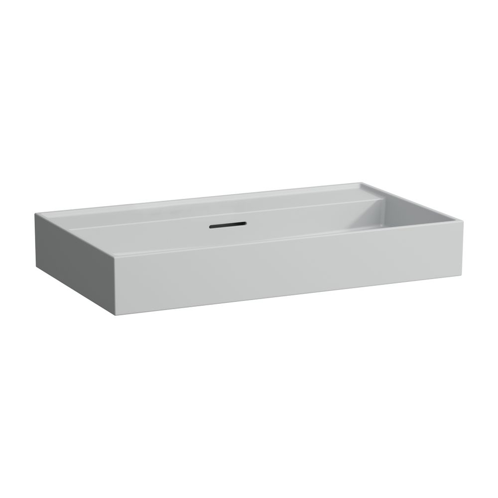 Laufen Waschtisch Kartell 460x800x145mm, Mattgrau, ohne Hahnloch, mit Überlauf S... LAUFEN-H8103367591091 7612738009946 (Abb. 1)
