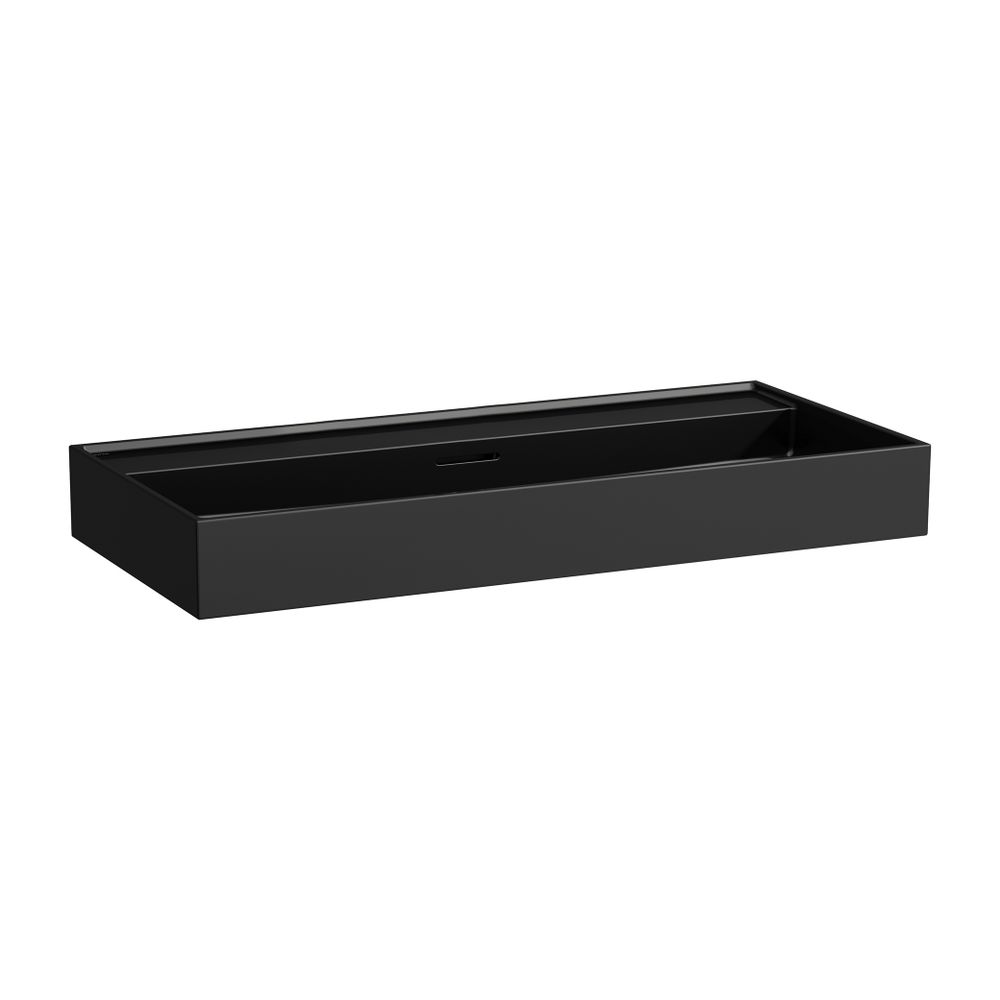 Laufen Waschtisch Kartell 460x1000x145mm, glänzend Schwarz, ohne Hahnloch, mit Ü... LAUFEN-H8103370201091 7612738010393 (Abb. 1)