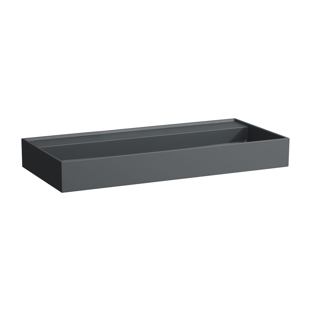 Laufen Waschtisch Kartell 460x1000x145mm, Mattgraphit, ohne Hahnloch/Überlauf, K... LAUFEN-H8103377581421 7612738010645 (Abb. 1)