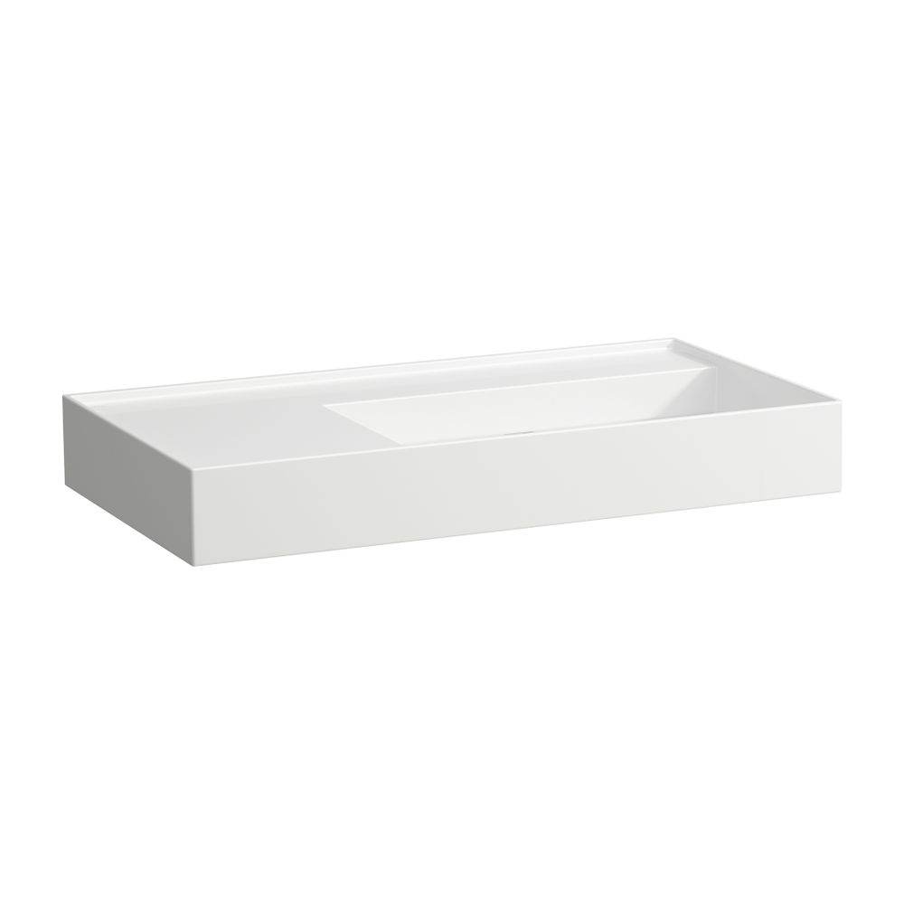 Laufen Aufsatzwaschtisch Kartell 460x900x150mm, Weiß LCC, ohne Hahnloch/Überlauf... LAUFEN-H8183394001121 7612738978518 (Abb. 1)