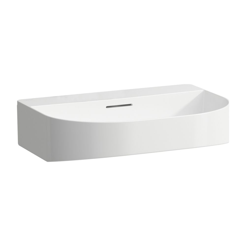 Laufen Waschtisch Sonar 420x600x145mm, Weiß LCC, ohne Hahnloch, mit Überlauf... LAUFEN-H8103424001091 7612738932565 (Abb. 1)