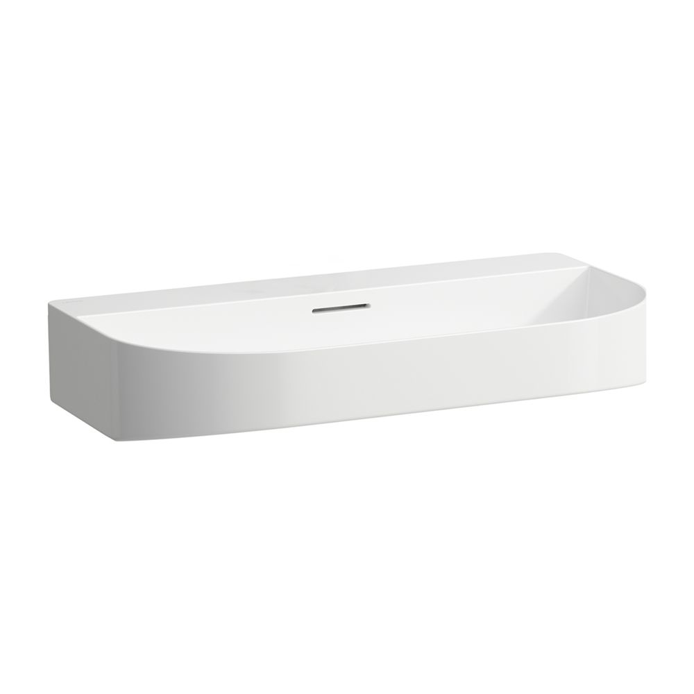 Laufen Aufsatzwaschtisch Sonar 420x800x165mm, Weiß LCC, ohne Hahnloch, mit Überl... LAUFEN-H8163444001091 7612738009120 (Abb. 1)