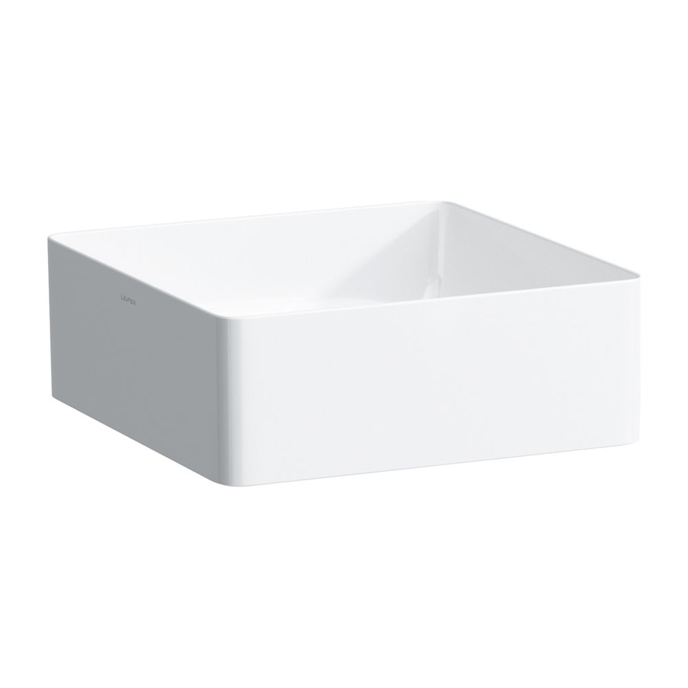 Laufen Waschtisch-Schale Living Saphirkeramik 360x360x130mm, Weiß LCC, quadratis... LAUFEN-H8114334001121 4014804896451 (Abb. 1)