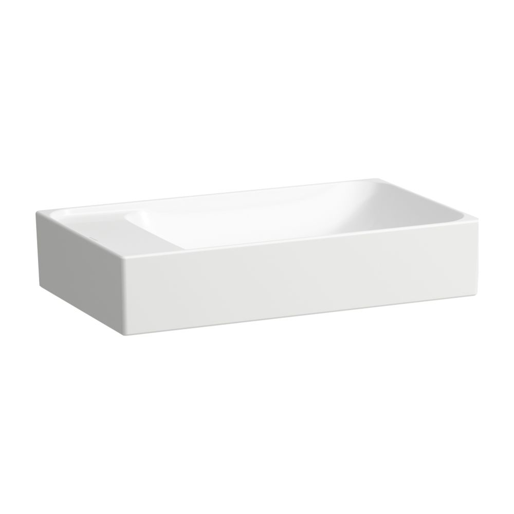 Laufen Waschtisch-Schale MEDA 350x600x150mm, Mattweiß, asym., ohne Hahnloch, mit... LAUFEN-H8121137571091 7612738096588 (Abb. 2)