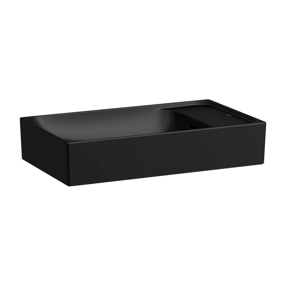 Laufen Waschtisch-Schale MEDA 350x600x150mm, Mattschwarz, asym., ohne Hahnloch/Ü... LAUFEN-H8121137161121 7612738096625 (Abb. 2)