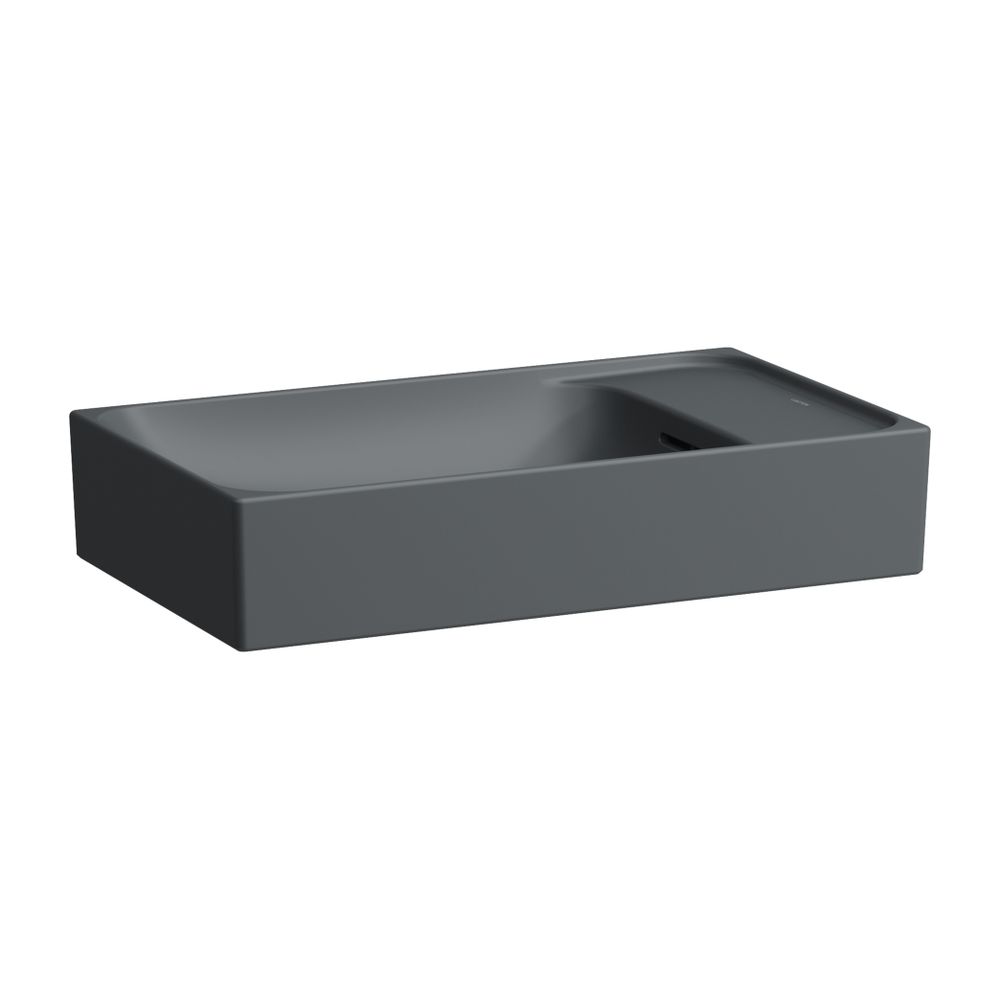 Laufen Waschtisch-Schale MEDA 350x600x150mm, Mattgraphit, asym., ohne Hahnloch, ... LAUFEN-H8121137581091 7612738096595 (Abb. 1)