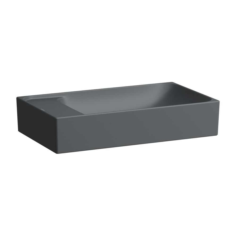 Laufen Waschtisch-Schale MEDA 350x600x150mm, Mattgraphit, asym., ohne Hahnloch, ... LAUFEN-H8121137581091 7612738096595 (Abb. 2)