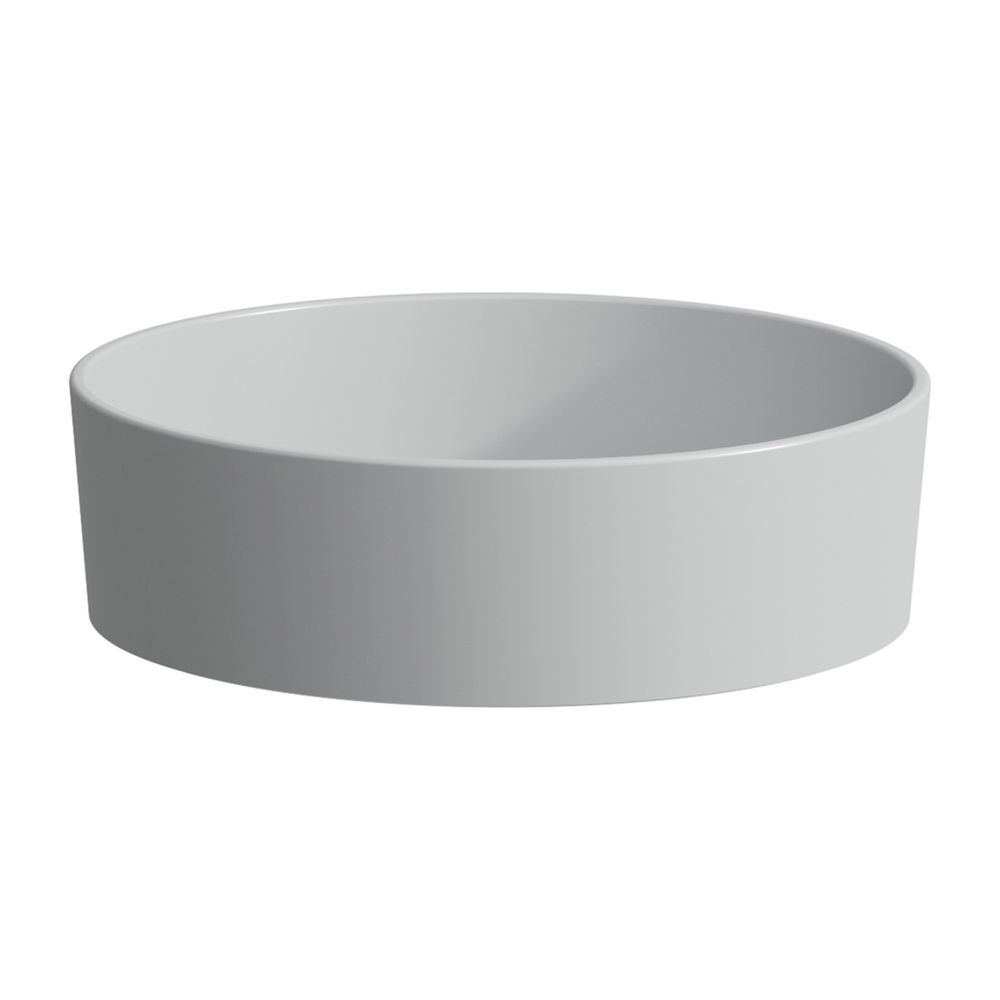 Laufen Waschtisch-Schale Kartell 420x420x135mm, Mattgrau, ohne Hahnloch/Überlauf... LAUFEN-H8123317591121 7612738287238 (Abb. 1)