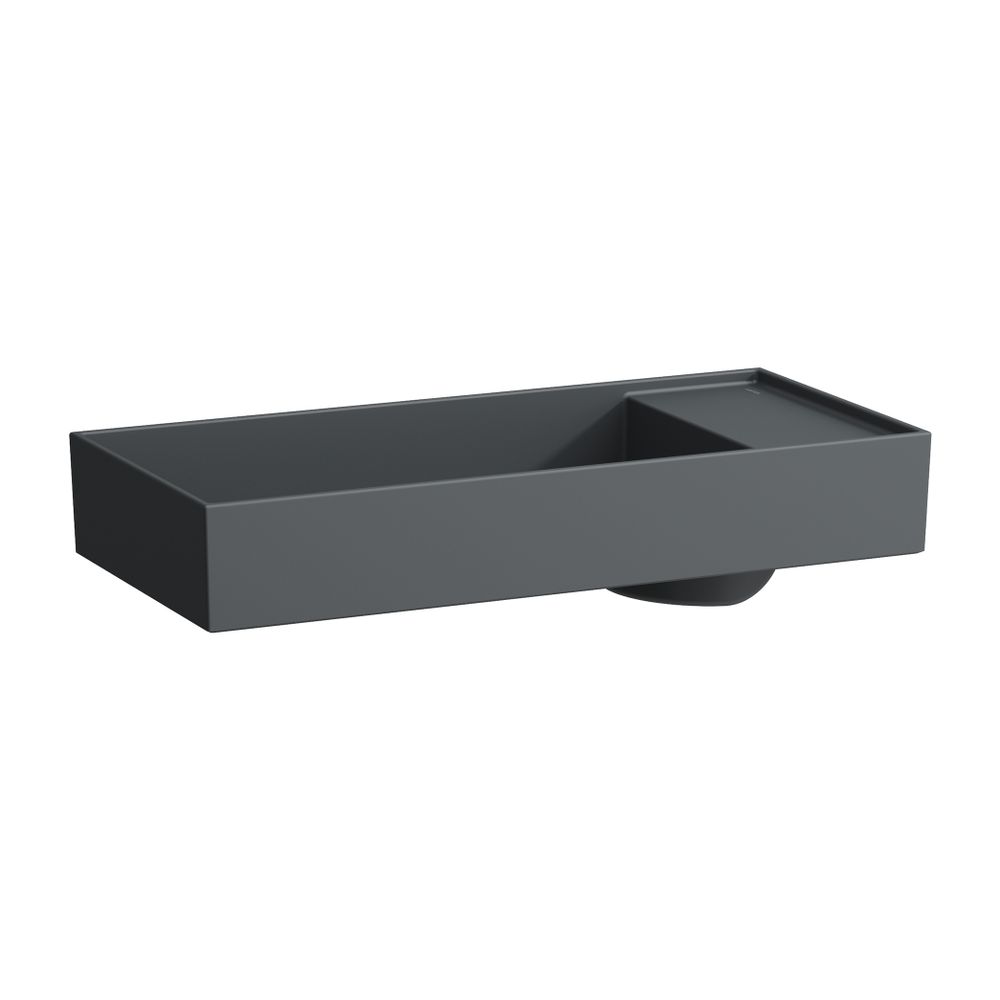 Laufen Waschtisch-Schale Kartell 350x750x150mm, Mattgraphit, ohne Hahnloch/Überl... LAUFEN-H8123327581121 7612738964399 (Abb. 1)