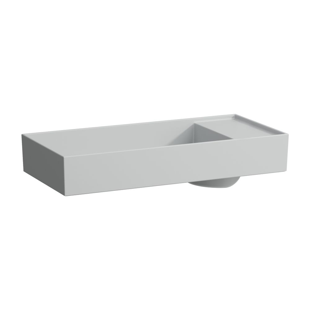 Laufen Waschtisch-Schale Kartell 350x750x150mm, Mattgrau, ohne Hahnloch/Überlauf... LAUFEN-H8123327591121 7612738287535 (Abb. 1)