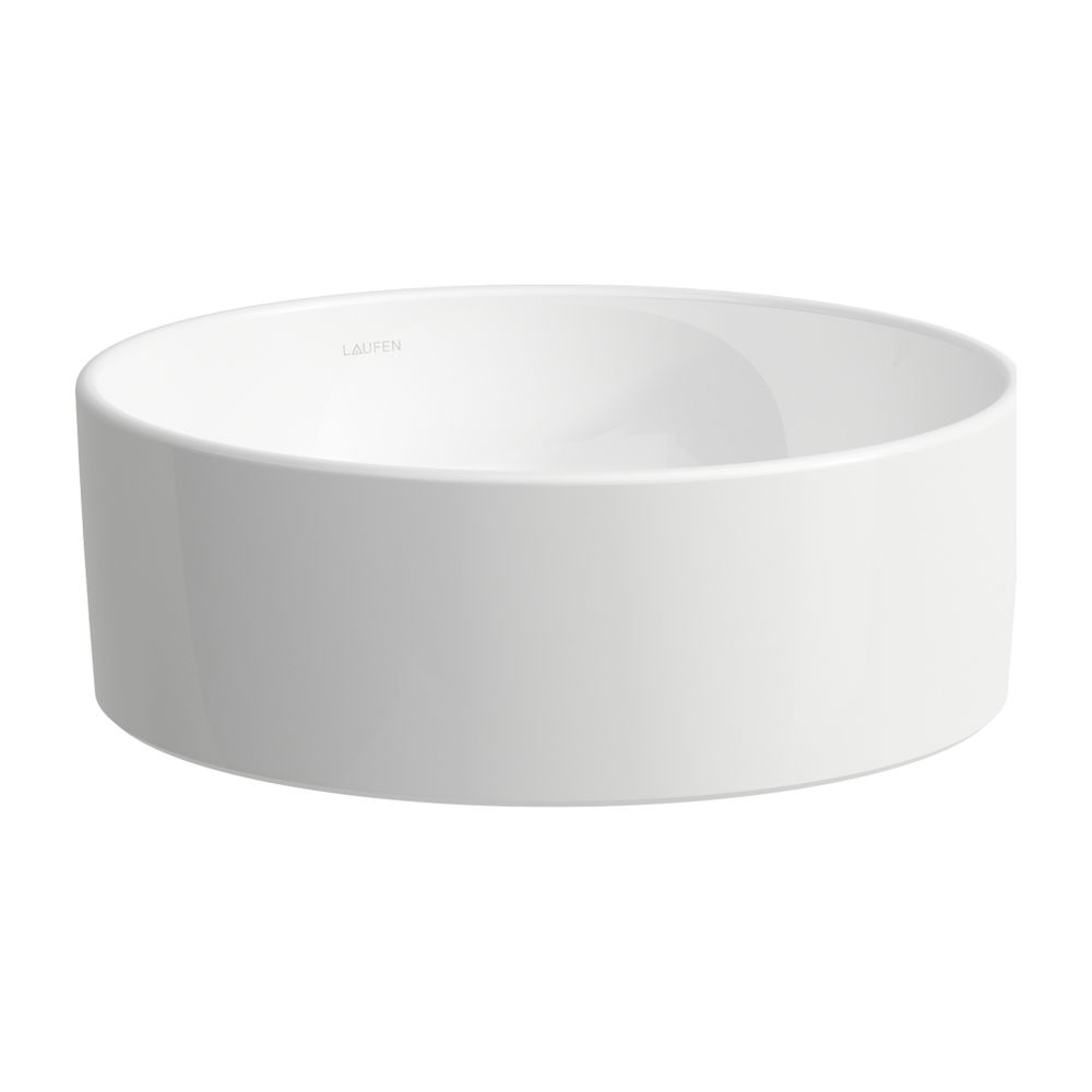Laufen Waschtisch-Schale Savoy 380x380x130mm, Weiß, rund, ohne Hahnloch/Überlauf... LAUFEN-H8129410001121 7612738099503 (Abb. 1)