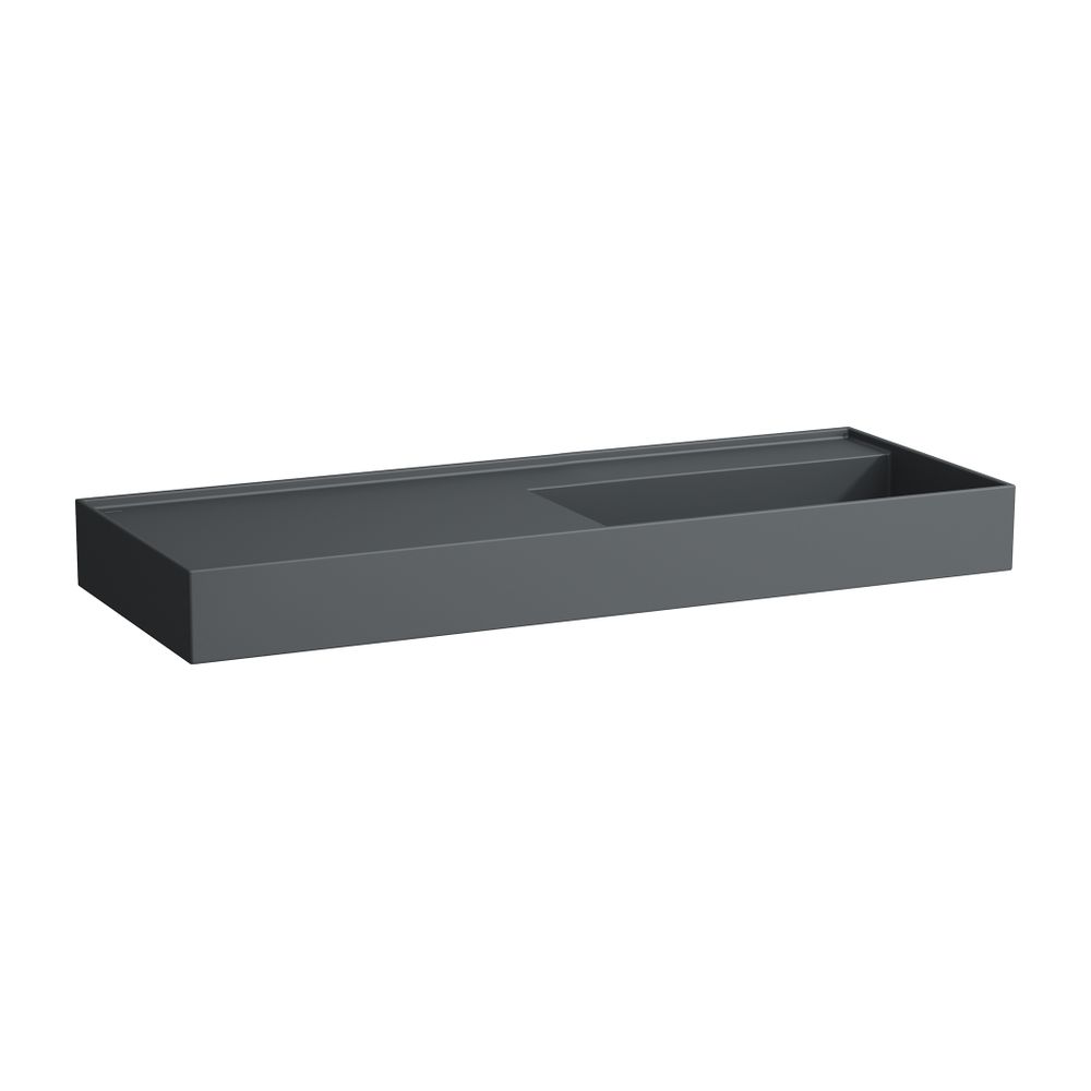 Laufen Waschtisch Kartell 460x1200x150mm, Mattgraphit, ohne Hahnloch/Überlauf, A... LAUFEN-H8133337581121 7612738987268 (Abb. 1)