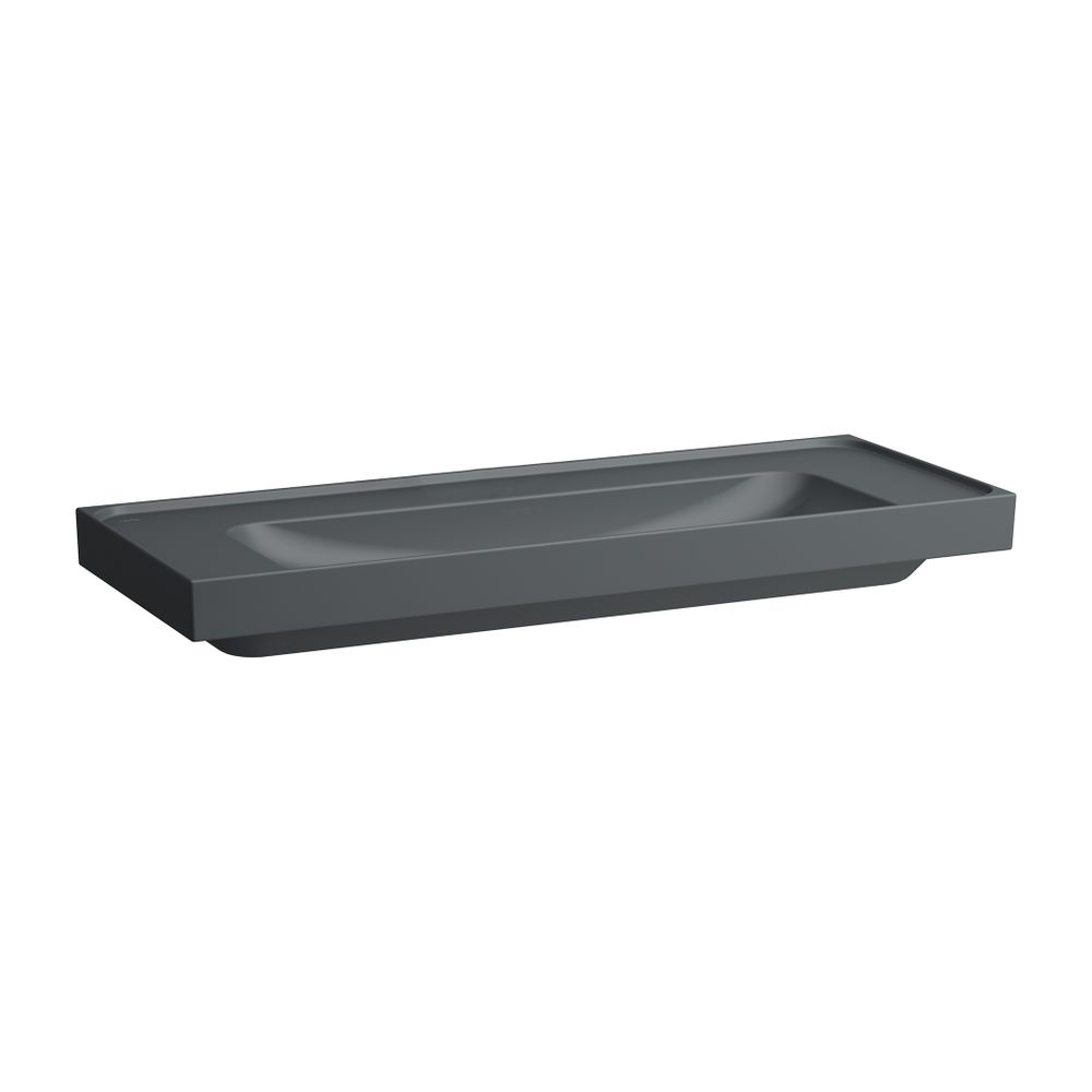 Laufen Waschtisch MEDA 460x1200x160mm, Mattgraphit, Ablage links/rechts, ohne Ha... LAUFEN-H8141117581121 7612738067243 (Abb. 1)
