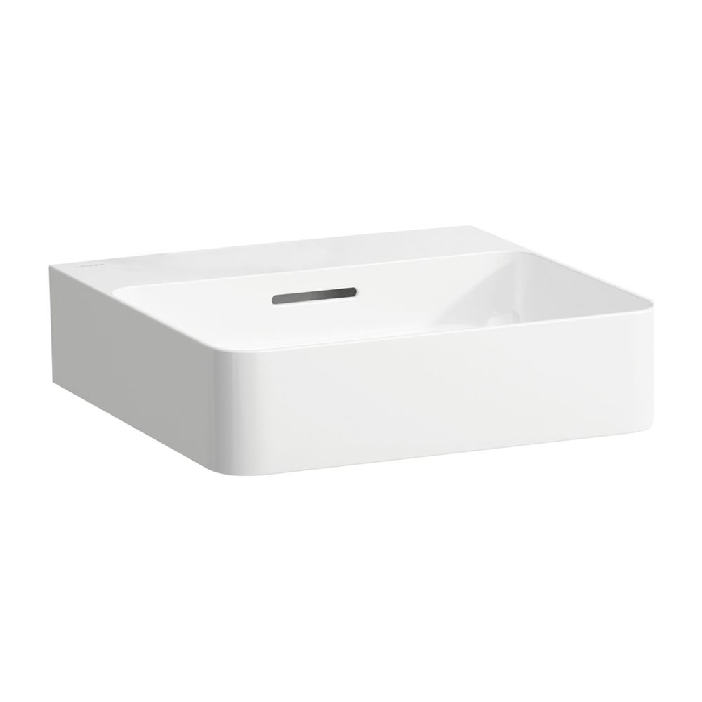 Laufen Handwaschbecken VAL 420x450x155mm, Weiß, ohne Hahnloch, mit Überlauf... LAUFEN-H8152810001091 7612738341800 (Abb. 1)