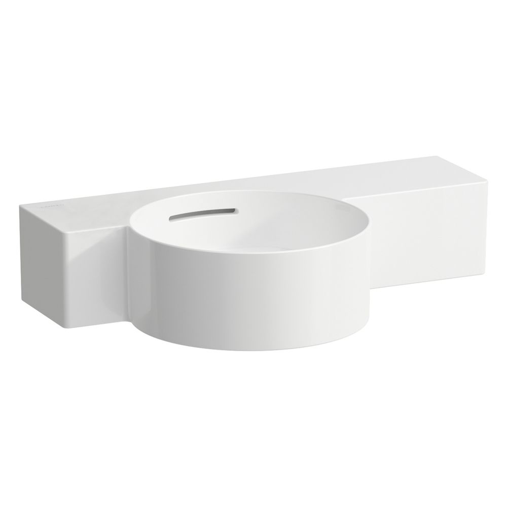 Laufen Handwaschbecken Val 315x550x155mm, ohne Hahnloch, mit Überlauf, Ablage re... LAUFEN-H8152837571091 7612738943271 (Abb. 2)