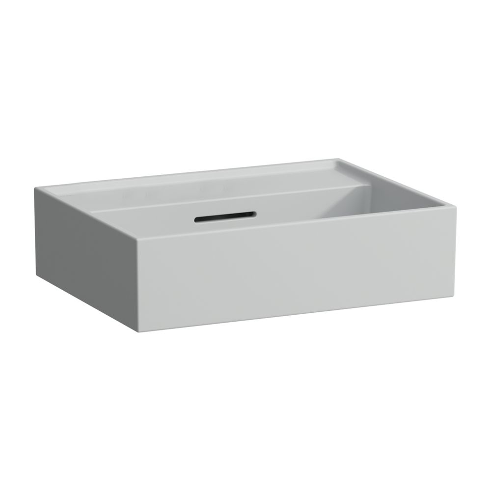 Laufen Aufsatzhandwaschbecken Kartell 340x450x140mm, Mattgrau, ohne Hahnloch, mi... LAUFEN-H8183307591091 7612738011918 (Abb. 1)