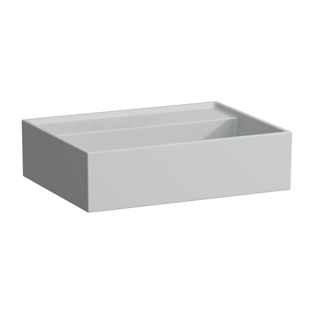 Laufen Handwaschbecken Kartell 340x450x140mm, Mattgrau, ohne Hahnloch/Überlauf, ... LAUFEN-H8153307591421 7612738009649 (Abb. 1)