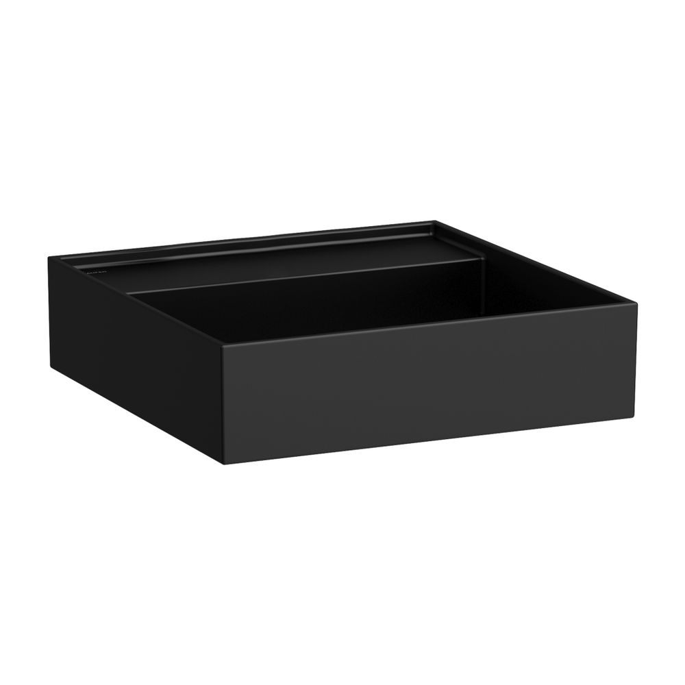 Laufen Handwaschbecken Kartell 460x460x150mm, Mattschwarz, ohne Hahnloch/Überlau... LAUFEN-H8153317161121 7612738964528 (Abb. 1)