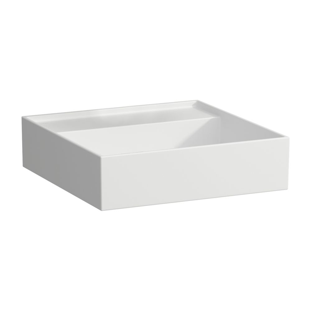 Laufen Handwaschbecken Kartell 460x460x150mm, Mattweiß, ohne Hahnloch/Überlauf... LAUFEN-H8153317571121 7612738287870 (Abb. 1)