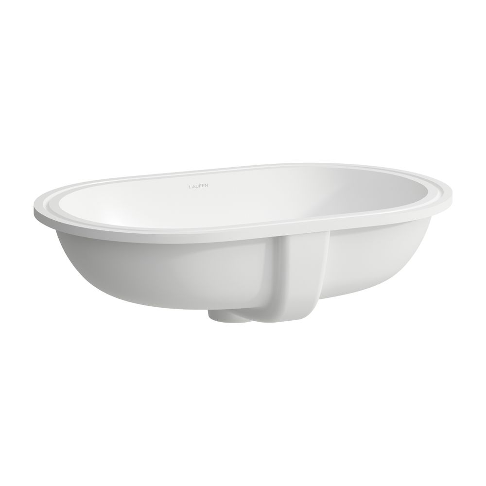 Laufen Einbauwaschtisch von unten Savoy 375x570x175mm, Mattweiß, oval, ohne Hahn... LAUFEN-H8189467571091 7612738125868 (Abb. 1)