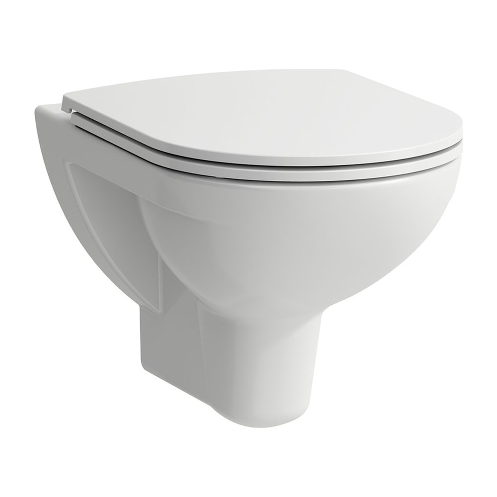 Laufen Tiefspül-WC wandhängend mit Pro Pack WC-Sitz 560x360x350mm, spülrandlos m... LAUFEN-H8669510000001 7612738908973 (Abb. 2)