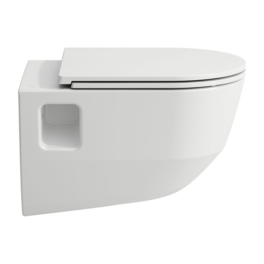 Laufen Tiefspül-WC wandhängend mit Pro Pack WC-Sitz 560x360x350mm, spülrandlos m... LAUFEN-H8669540000001 7612738909024 (Abb. 4)