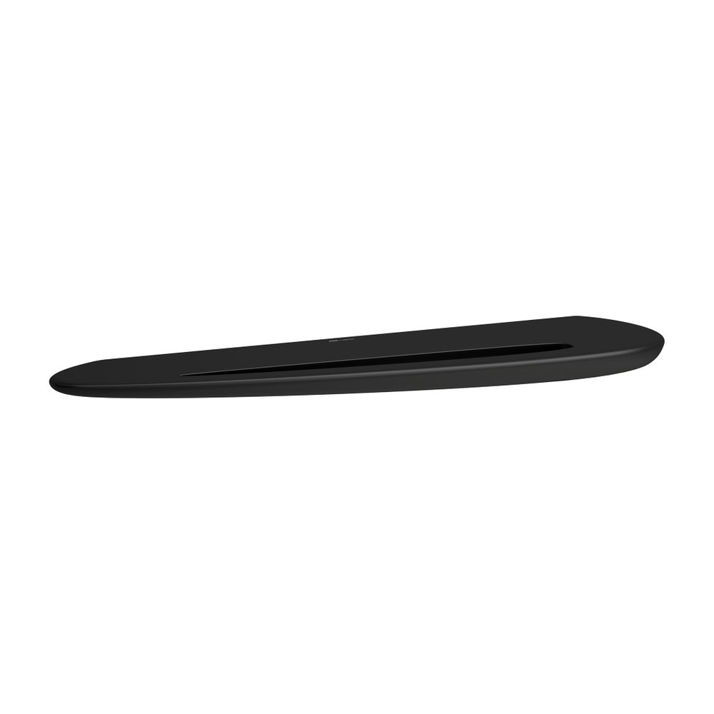 Laufen Keramische Ablage, Ilbagnoalessi, 175x630x50mm, Mattschwarz, mit Handtuch... LAUFEN-H8709727160001 7612738079451 (Abb. 1)