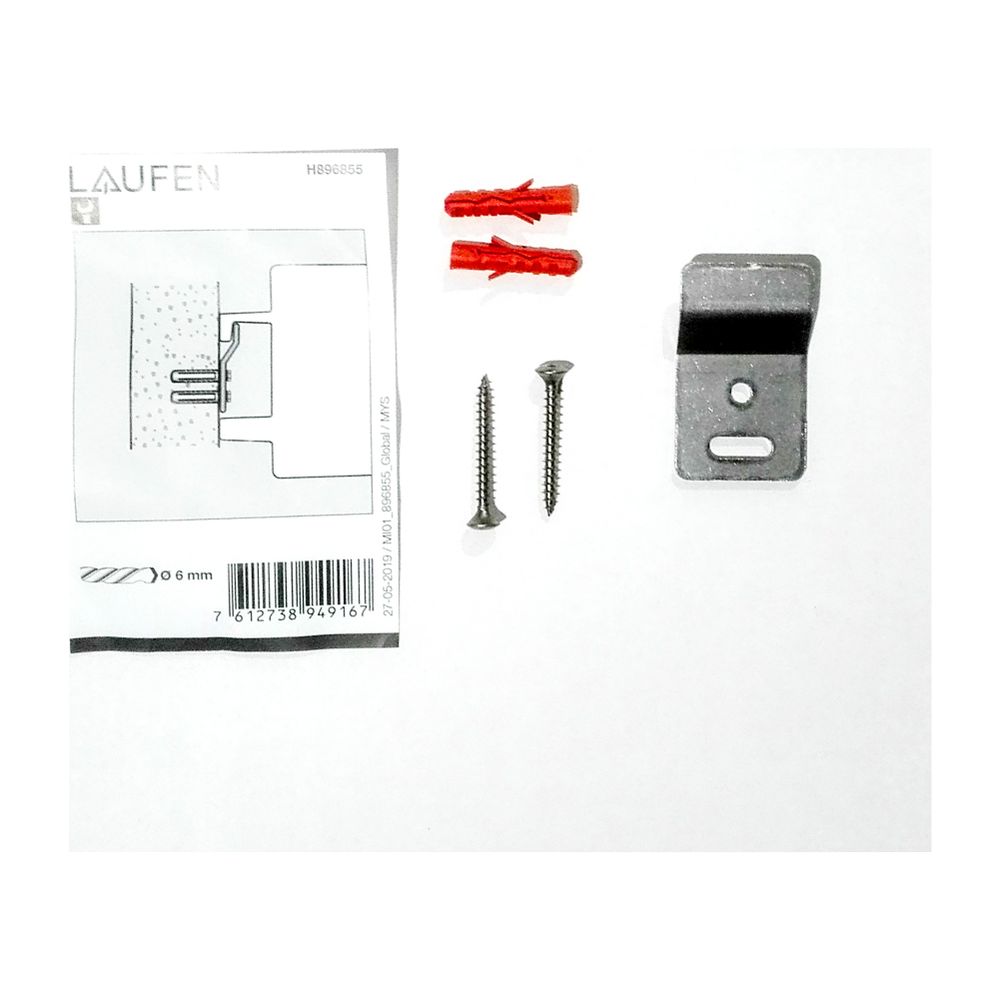 Laufen Befestigung zu Bürstenhalter passend The New Classic / VAL... LAUFEN-H8968550000001 7612738949167 (Abb. 1)