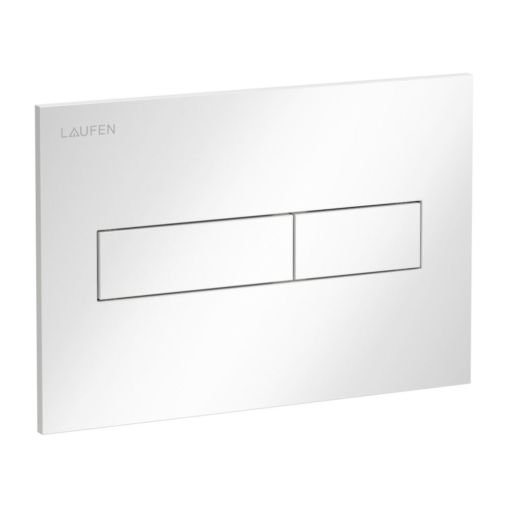 Laufen Drückerplatte Horizon INEO 213x145x6mm, Weiß, aus Kunststoff, Betätigung ... LAUFEN-H9001110000001 7612738076856 (Abb. 2)