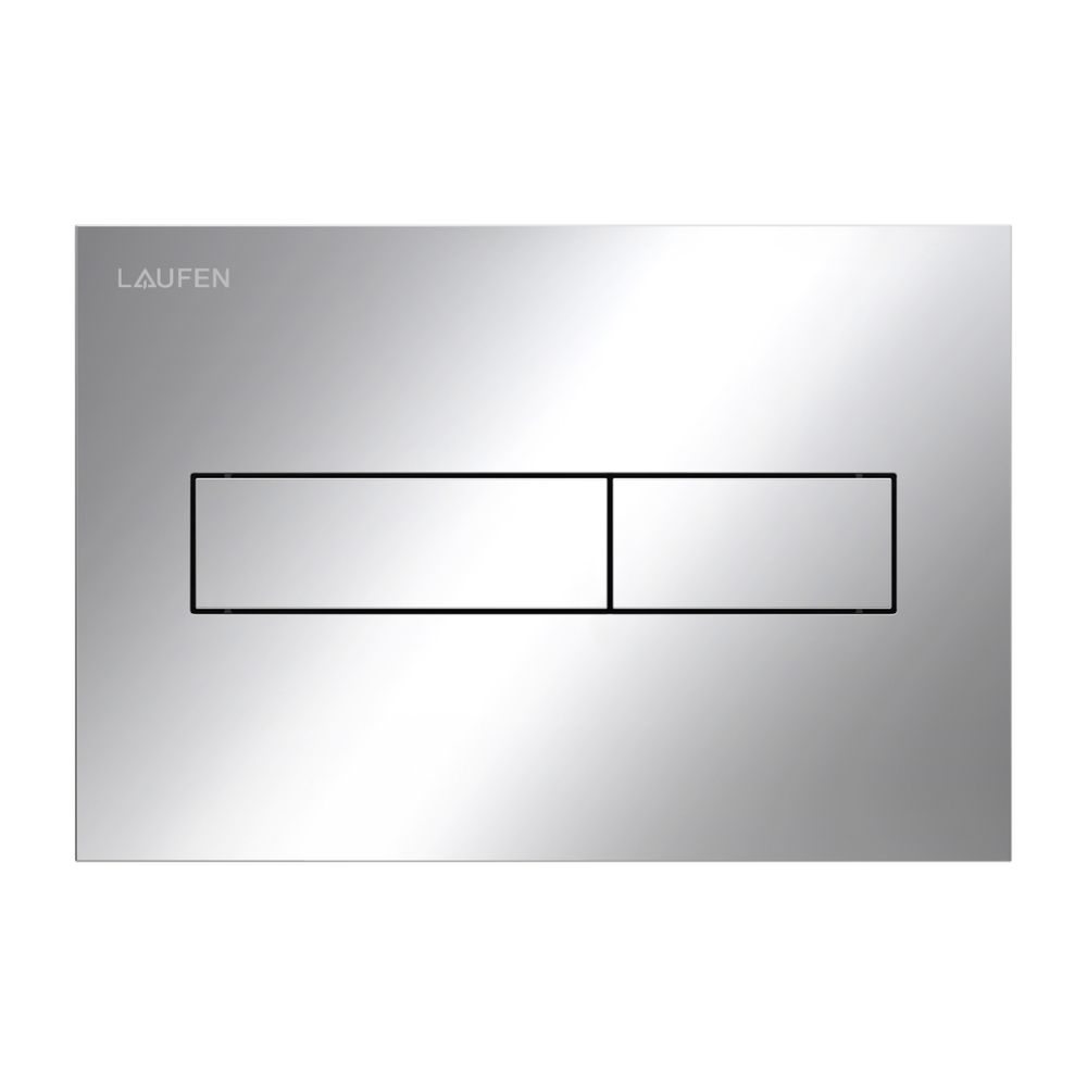 Laufen Drückerplatte Horizon INEO 213x145x6mm, Chrom, aus Kunststoff, Betätigung... LAUFEN-H9001110040001 7612738099077 (Abb. 1)