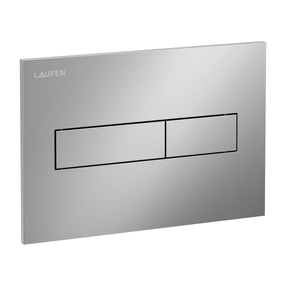 Laufen Drückerplatte Horizon INEO 213x145x6mm, Mattchrom, aus Kunststoff, Betäti... LAUFEN-H9001110070001 7612738099084 (Abb. 2)