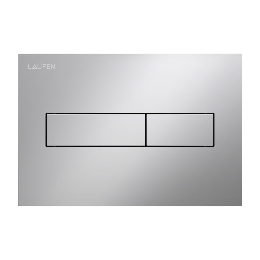 Laufen Drückerplatte Horizon INEO 213x145x6mm, Mattchrom, aus Kunststoff, Betäti... LAUFEN-H9001110070001 7612738099084 (Abb. 1)