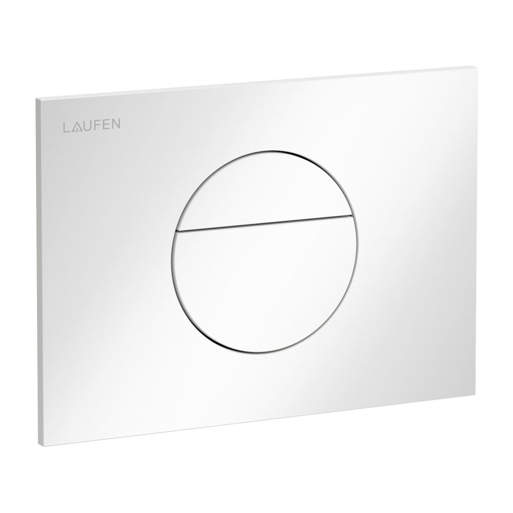 Laufen Drückerplatte Sunrise INEO 203x145x6mm, Weiß, aus Kunststoff, Betätigung ... LAUFEN-H9001120000001 7612738076870 (Abb. 2)