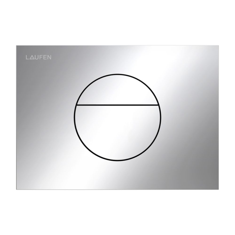 Laufen Drückerplatte Sunrise INEO 203x145x6mm, Chrom, aus Kunststoff, Betätigung... LAUFEN-H9001120040001 7612738099145 (Abb. 1)