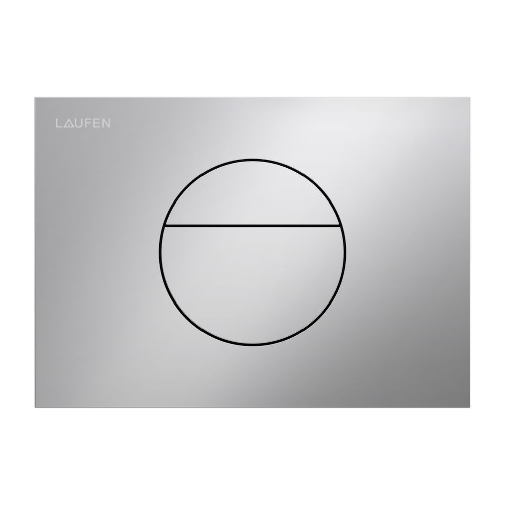 Laufen Drückerplatte Sunrise INEO 203x145x6mm, Mattchrom, aus Kunststoff, Betäti... LAUFEN-H9001120070001 7612738099152 (Abb. 1)