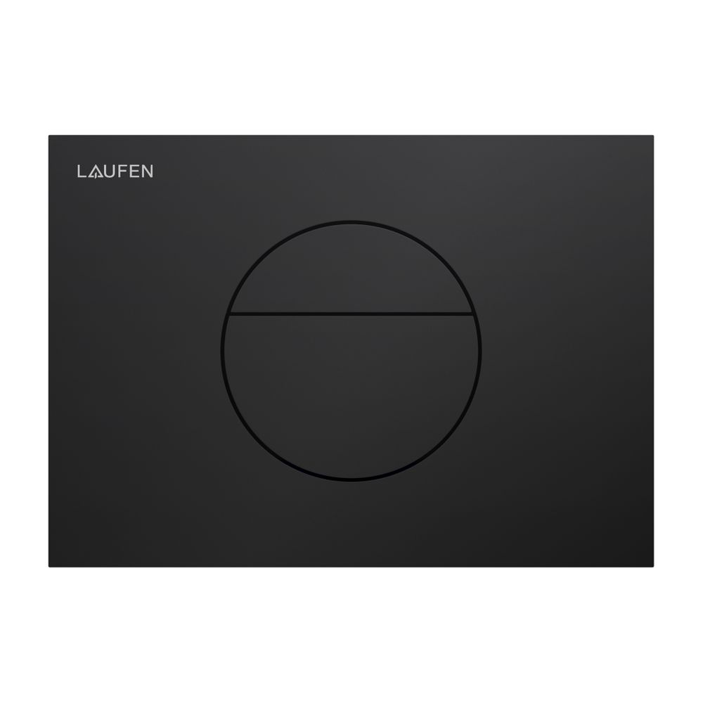 Laufen Drückerplatte Sunrise INEO 203x145x6mm, Mattschwarz, aus Kunststoff, Betä... LAUFEN-H9001127160001 7612738099169 (Abb. 1)