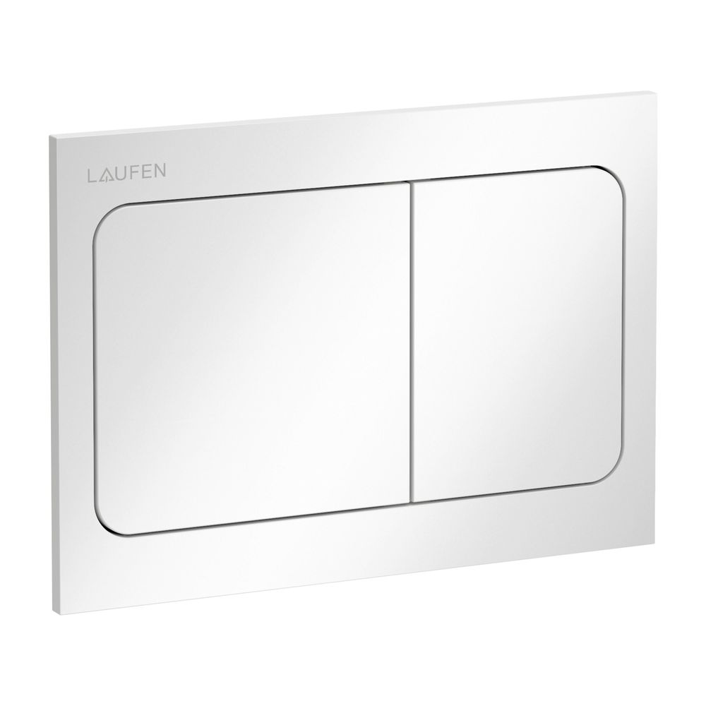 Laufen Drückerplatte AIR INEO 203x145x6mm, Weiß, aus Kunststoff, Betätigung von ... LAUFEN-H9001130000001 7612738076894 (Abb. 2)