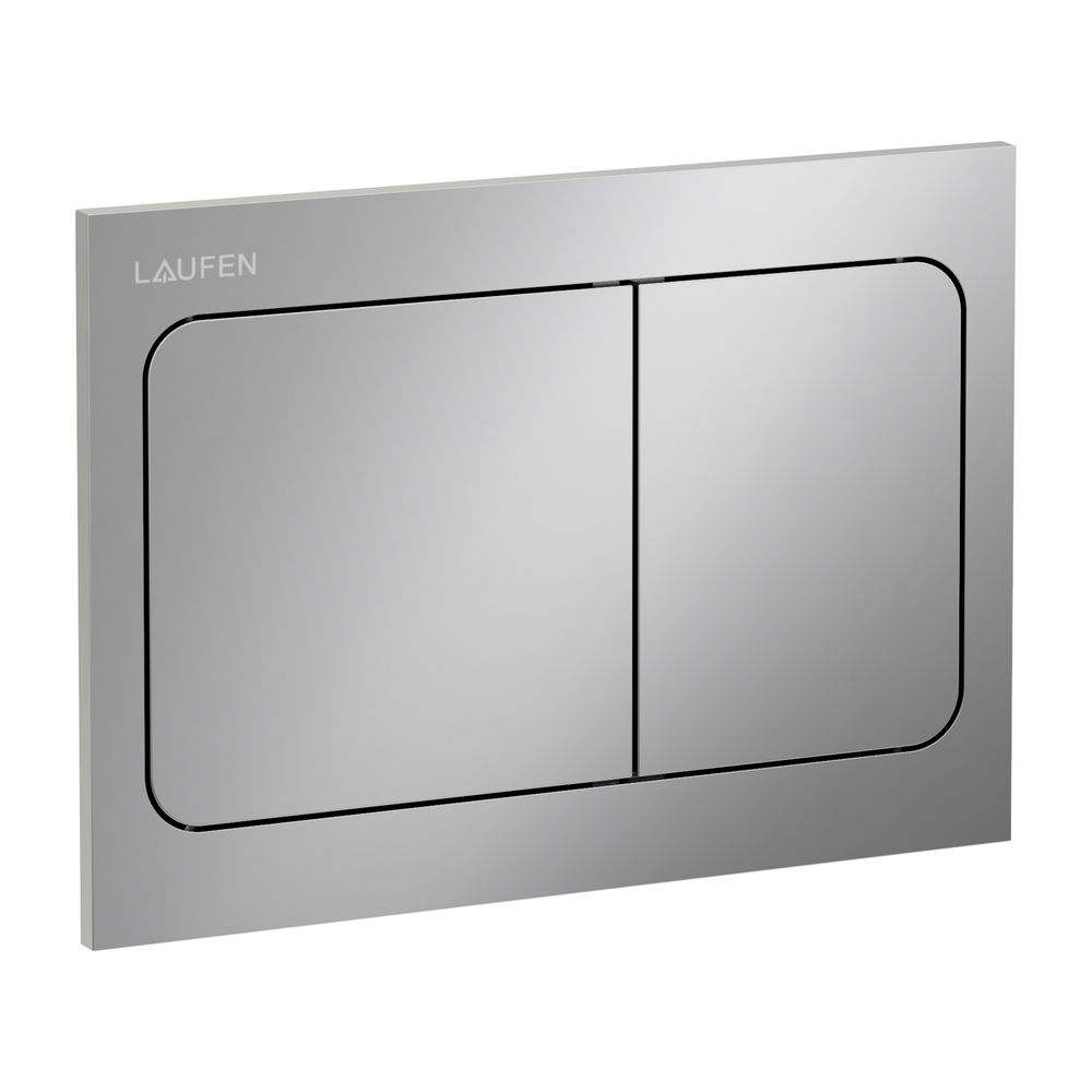 Laufen Drückerplatte AIR INEO 203x145x6mm, Mattchrom, aus Kunststoff, Betätigung... LAUFEN-H9001130070001 7612738099220 (Abb. 2)