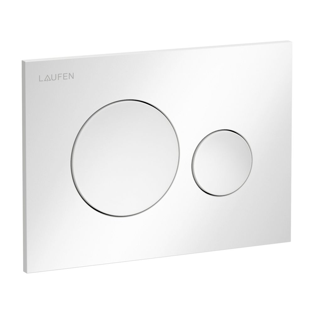 Laufen Drückerplatte Moon INEO 203x145x6mm, Weiß, aus Kunststoff, Betätigung von... LAUFEN-H9001140000001 7612738076931 (Abb. 2)