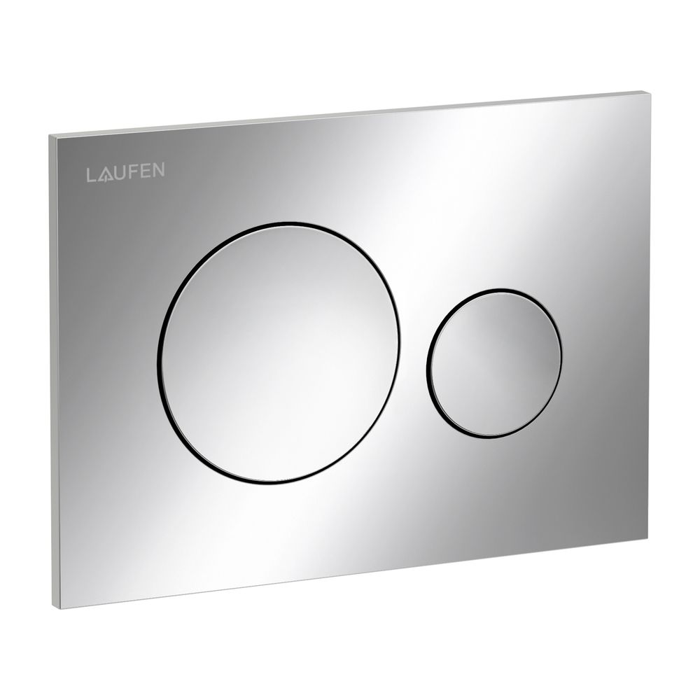 Laufen Drückerplatte Moon INEO 203x145x6mm, Chrom, aus Kunststoff, Betätigung vo... LAUFEN-H9001140040001 7612738098520 (Abb. 2)