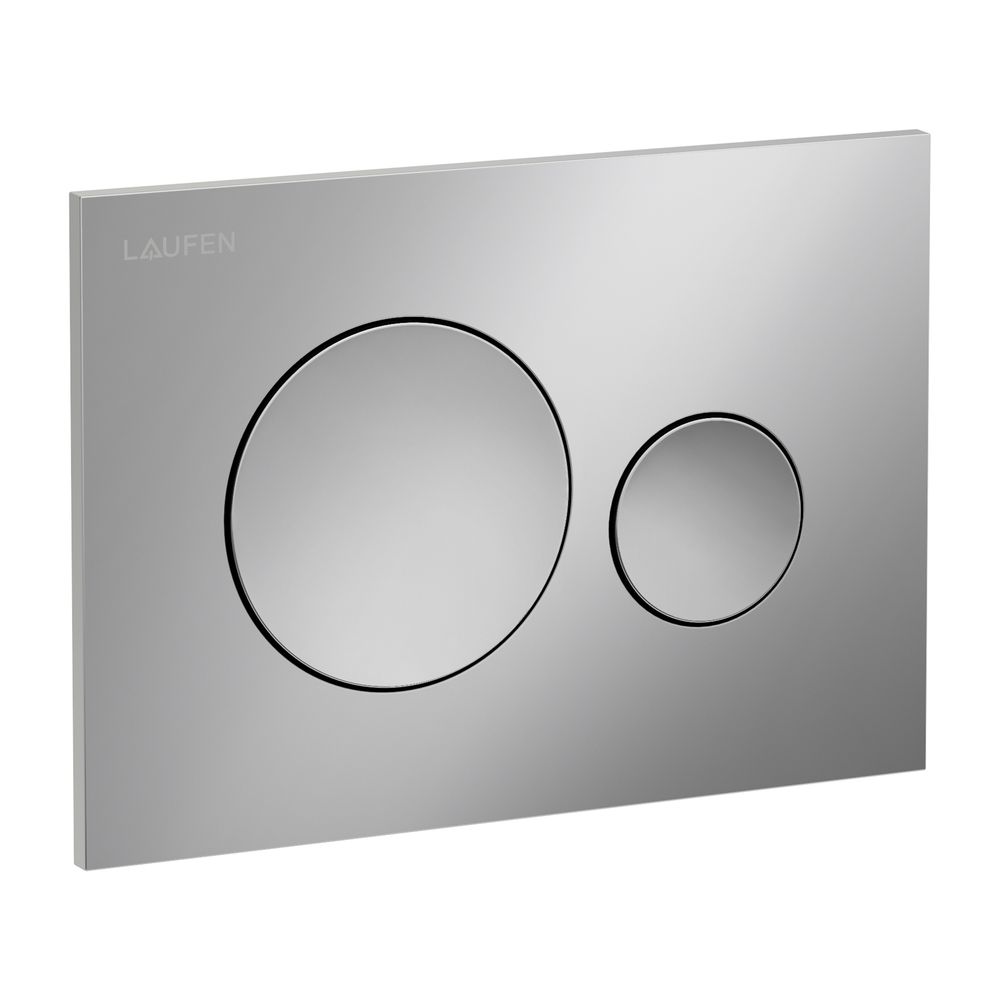 Laufen Drückerplatte Moon INEO 203x145x6mm, Mattchrom, aus Kunststoff, Betätigun... LAUFEN-H9001140070001 7612738098537 (Abb. 2)