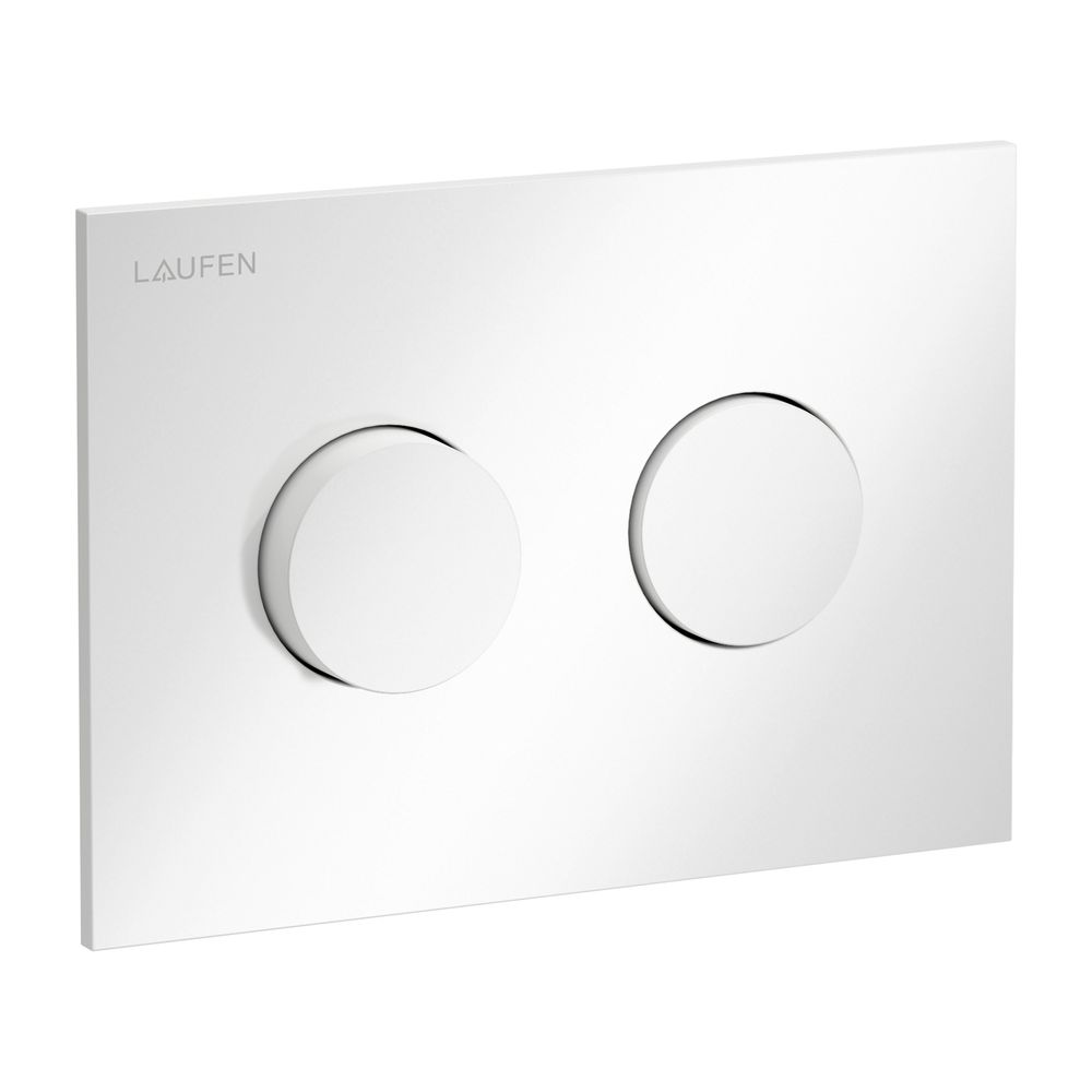 Laufen Drückerplatte Groove INEO 203x145x6mm, Weiß, aus Kunststoff, Betätigung v... LAUFEN-H9001170000001 7612738076993 (Abb. 2)