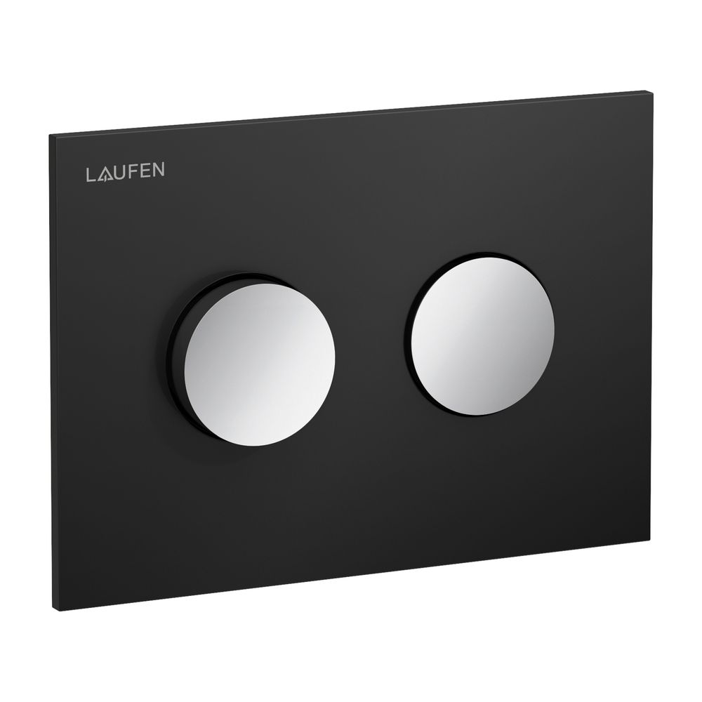 Laufen Drückerplatte Groove INEO 203x145x6mm, Mattschwarz, Kunststoff, Betätigun... LAUFEN-H9001171230001 7612738098865 (Abb. 2)